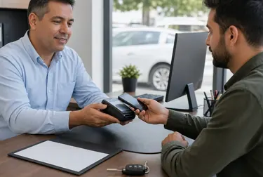 Despachante em Paranaguá ajudando cliente a quitar débitos de veículo.